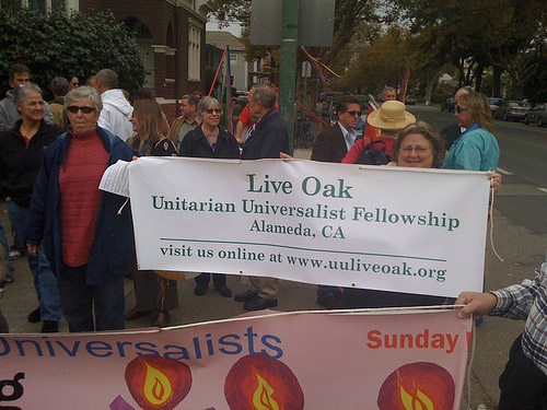Live Oak walkers National Coming Out Day celebration